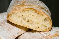 Ciabatta, poolish method, from Peter Reinhart's "The Bread Baker's Apprentice"
20070902-14.36.13